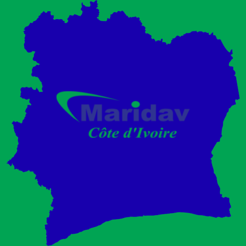 Carte de la Côte d’Ivoire - Réseau MARIDAV